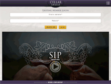 Tablet Screenshot of cellarangels.com